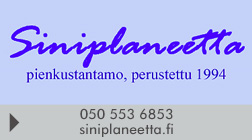 Siniplaneetta Oy logo